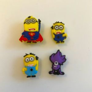 Minions croc charms